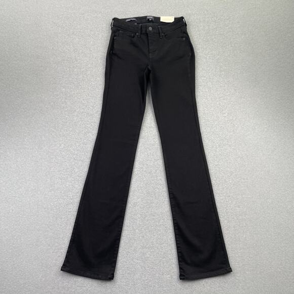 NYDJ Barbara Bootcut Jeans NWT Black Womens 4T Tall LiftTuck Stretch Denim - Picture 1 of 16